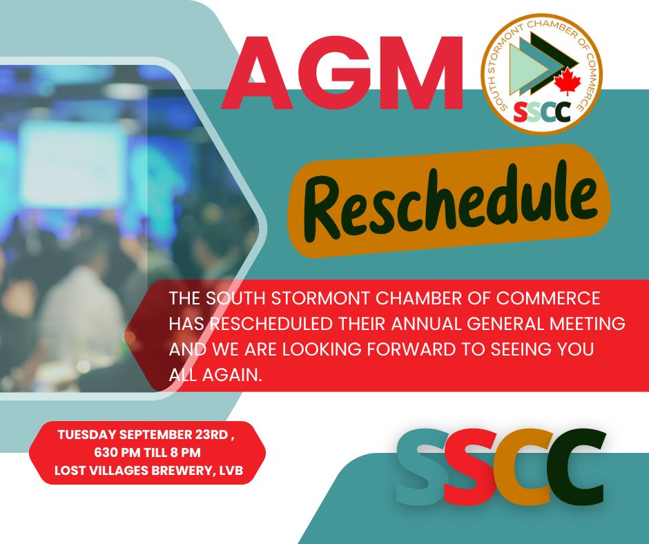 South Stormont Chamber of Commerce's Annual General Meeting